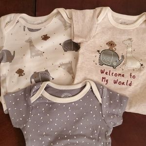Baby boy 3pc. Onesie set